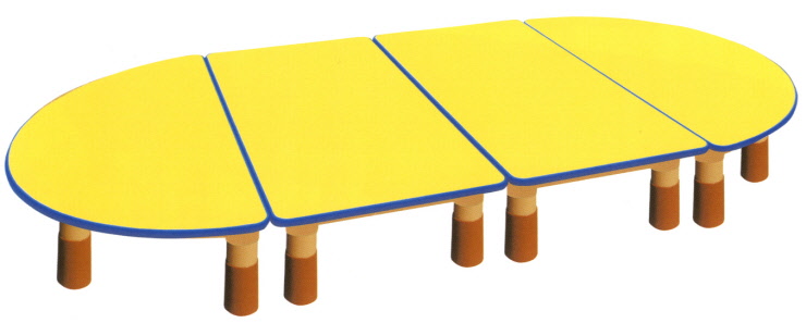 유아용교구 > FIHD 시리즈  > FIHD-노랑 열린책상(조절다리)