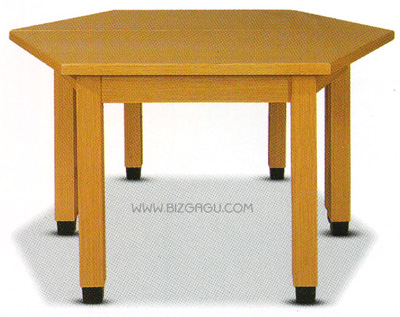 원목사무용가구 > MWBK 시리즈  > MWBK-육각열람테이블