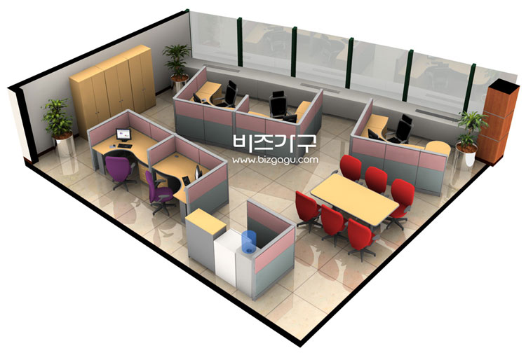 사무환경개선작업 > 일반사무실  > 일반사무실-023