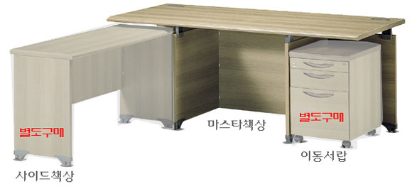 사무용가구(책상/책장/서랍) > OFDH 시리즈  > OFDH-AP-마스터책상