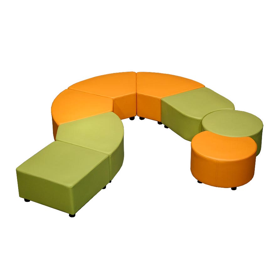 동성소파 > LOBBY-SET-AND-MODULES  > SFJY-쏠티 시리즈  > SFJY-쏠티  어린이 도서관 로비 쇼파 세트-F