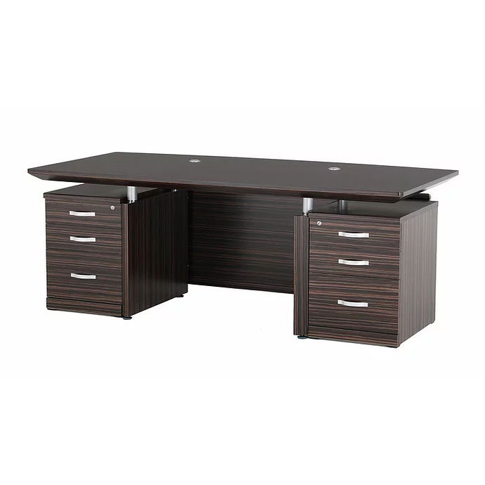 비즈가구(원목가구부문) > 목재가구  > 디오스시리즈  > 평화사무용가구 PGN-5021 디오스 양수 책상(흑단)