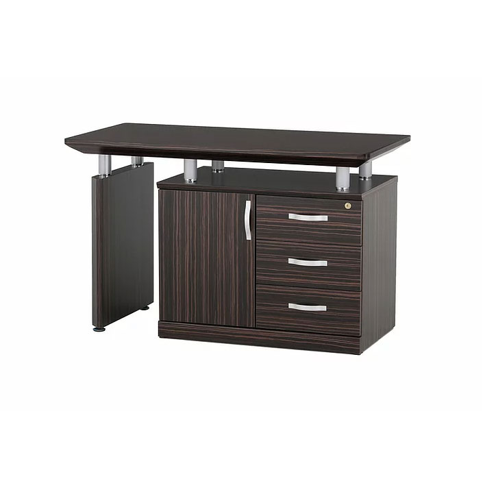 비즈가구(원목가구부문) > 목재가구  > 디오스시리즈  > 평화사무용가구 PGN-5022 디오스 양수 책상(흑단)