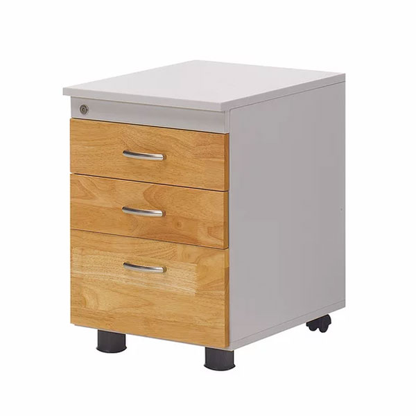 비즈가구(원목가구부문) > 원목가구  > 책상,책장,서랍  > 평화사무용가구 PGN-6120 립스 이동서랍(멀바우)