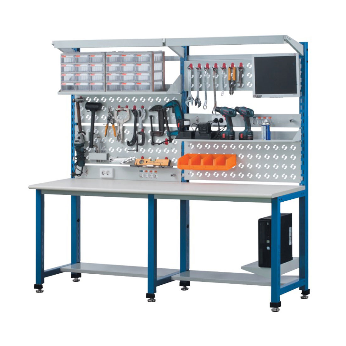 워크시스 > 작업대  > 자주검사,조립,다목적 작업대  > 워크시스 TWT-MULTI-1LRH 다목적 작업대