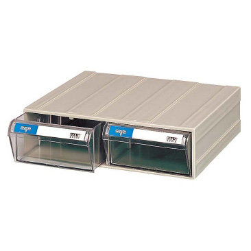 중앙브레인 > 부품박스  > 서랍형부품박스  > 중앙브레인 CA501-2 투명 플라스틱 다용도 부품 정리 서랍 박스 상자 함 장