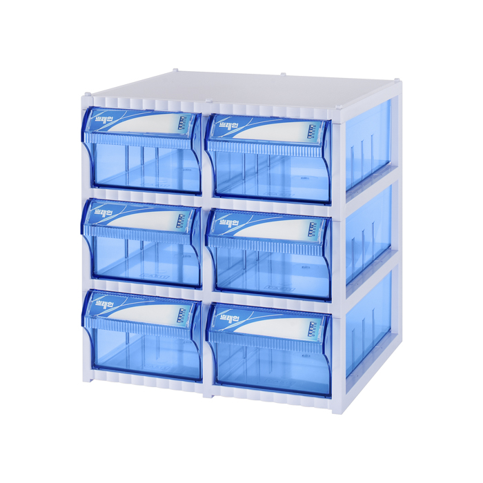중앙브레인 > 부품박스  > 멀티부품박스  > CA511-3 파랑 플라스틱 다용도 부품 정리 서랍 박스 상자 함 장