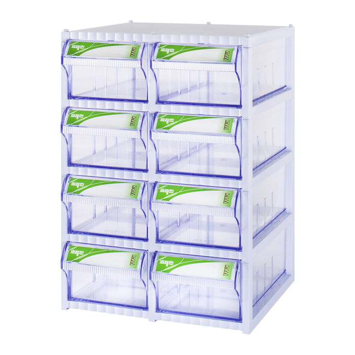 중앙브레인 > 부품박스  > 멀티부품박스  > CA511-4 투명 플라스틱 다용도 부품 정리 서랍 박스 상자 함 장