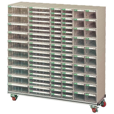 중앙브레인 > 부품박스세트장  > 부품박스세트장(알루미늄프로파일)  > 중앙브레인 CA1000 투명 플라스틱 다용도 부품 정리 서랍 박스 상자 함 장 프로파일(셋트형)