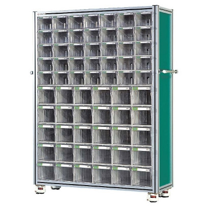 중앙브레인 > 부품박스세트장  > 부품박스세트장(알루미늄프로파일)  > 중앙브레인 CA1005 투명 플라스틱 다용도 부품 정리 서랍 박스 상자 함 장 프로파일(셋트형)