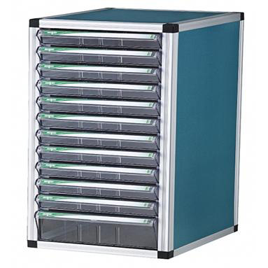 중앙브레인 > 부품박스세트장  > 부품박스세트장(알루미늄프로파일)  > 중앙브레인 CA1013 투명 플라스틱 다용도 부품 정리 서랍 박스 상자 함 장 알루미늄(셋트형)