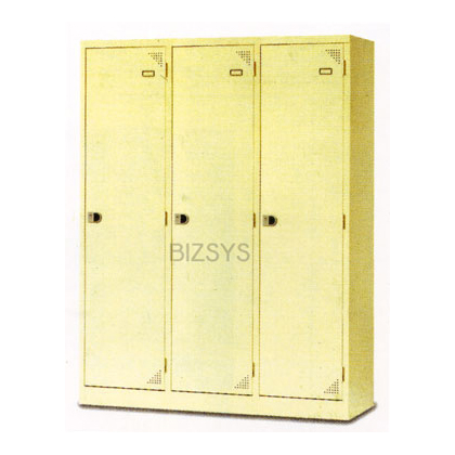 대한철제가구 > 철제락카(옷장)  > 대한철제가구 DHSF122 3인용 옷장(아이보리)