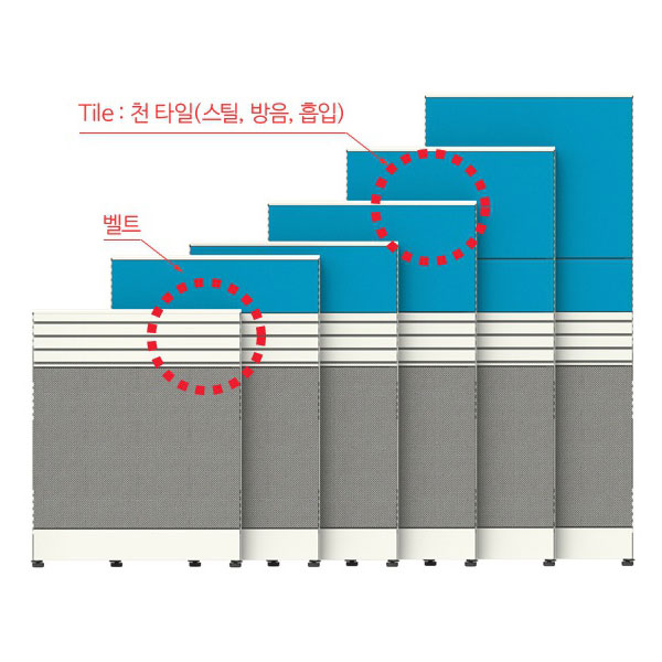 공간시스템 > 넥스-알(Nex-R) 파티션  > 벨트패널  > 넥스-알 사무실 파티션 시리즈 벨트패널-높이 1753mm