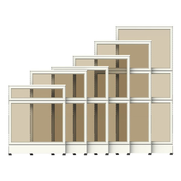 공간시스템 > 넥스-알(Nex-R) 파티션  > 전면유리패널  > 넥스-알 사무실 파티션 시리즈 전면유리 패널-높이 1353mm