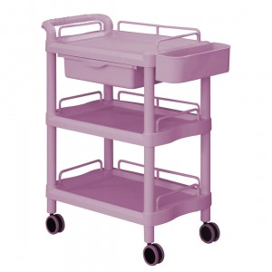 대경카트 > D2C  > 3단카트  > 대경카트 DKCT-601B(자주색) 웨건 왜건 드레싱카트 의료용카트 드레싱카 응급카트 병원카트