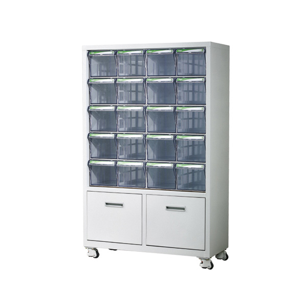 중앙부품박스 > 서랍형부품박스장(목재,철재,알루미늄프로파일)  > 철제부품박스장  > BB1215 투명 플라스틱 다용도 부품 정리 서랍 박스 상자 함 장 부품박스장(철재)