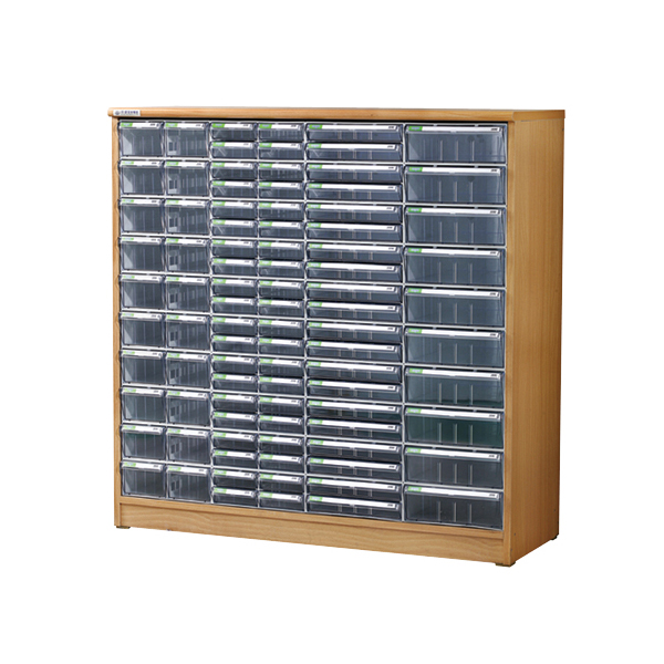 중앙부품박스 > 서랍형부품박스장(목재,철재,알루미늄프로파일)  > 목재부품박스장  > BB1101 투명 플라스틱 다용도 부품 정리 서랍 박스 상자 함 장 부품박스장(목재)