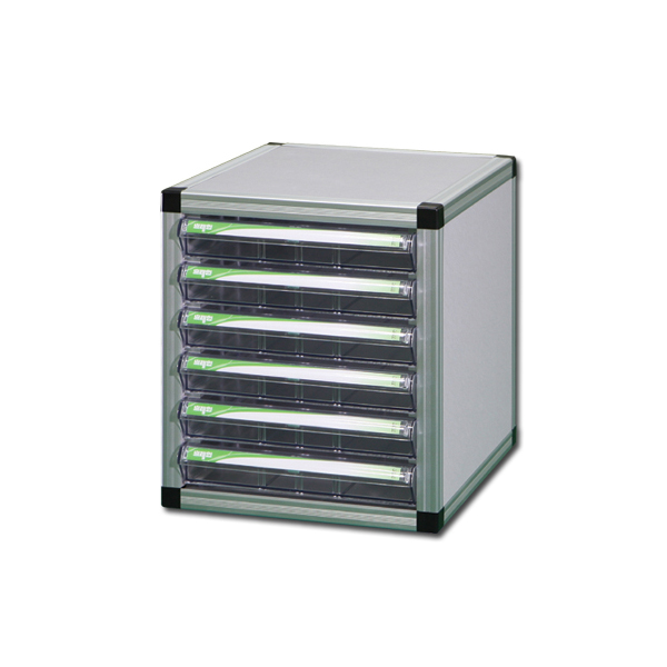 중앙부품박스 > 서랍형부품박스장(목재,철재,알루미늄프로파일)  > 알루미늄박스세트  > BB1011-1 투명 플라스틱 다용도 부품 정리 서랍 박스 상자 함 장 알루미늄(셋트형)