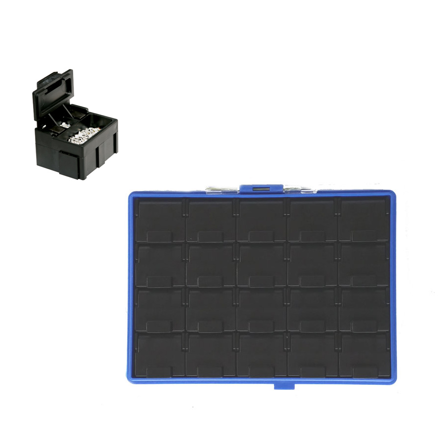 중앙부품박스 > 칩(CHIP,SMD)보관함  > BB302-2C SMD칩박스+파일케이스(정전기방지(제전))