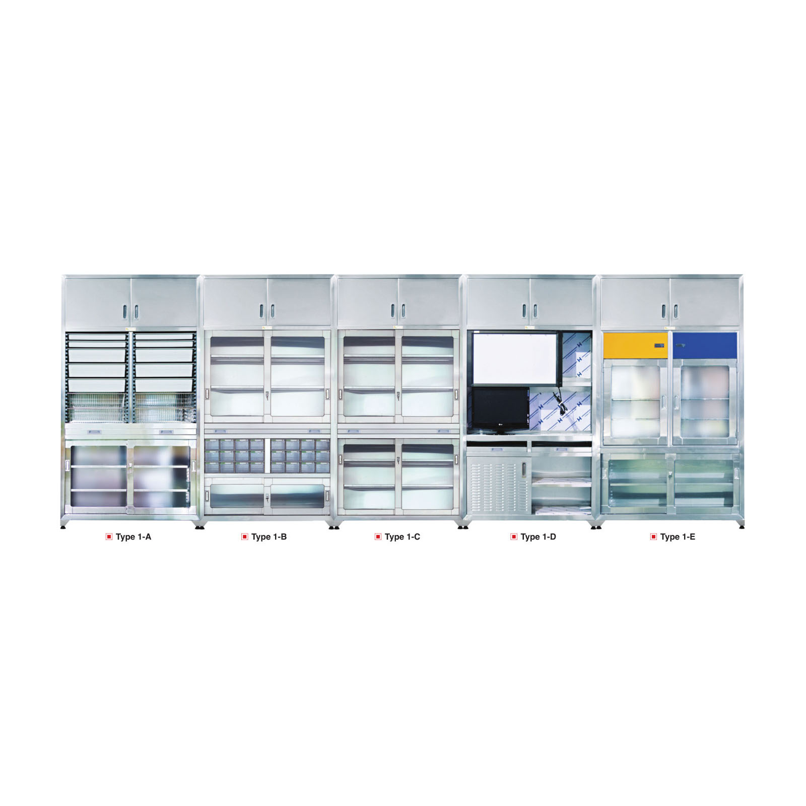 구로메디칼 > 수술실비품(Operating Room Appliance)  > 수술기구장(Instrument Cabinet)  > 구로메디칼 DLMD-WMIC-Type1 Wall Mounted Instrument Cabinet Full Set 붙박이 수술기구 보관장