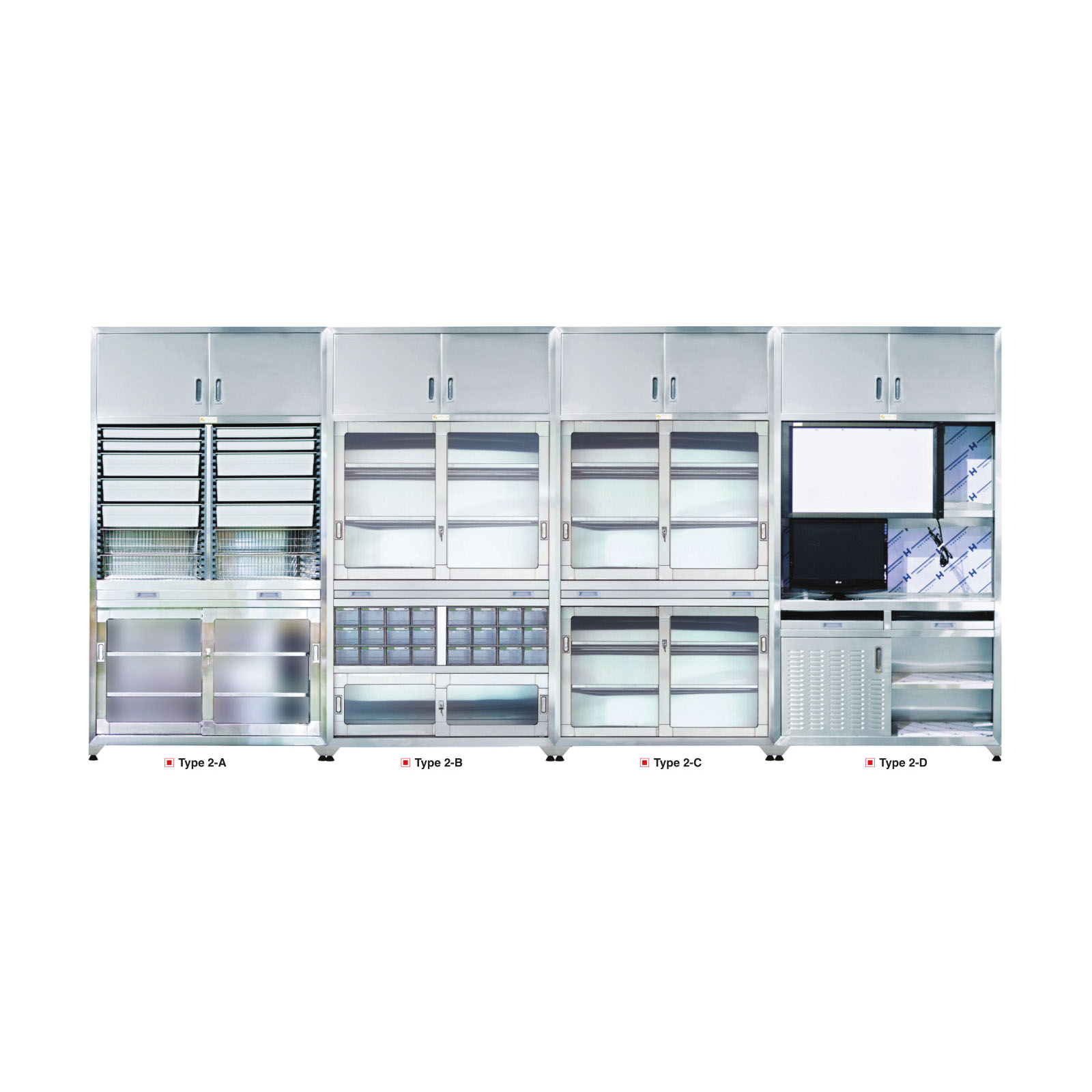 구로메디칼 > 수술실비품(Operating Room Appliance)  > 수술기구장(Instrument Cabinet)  > 구로메디칼 DLMD-WMIC-Type2 Wall Mounted Instrument Cabinet Full Set 붙박이 수술기구 보관장