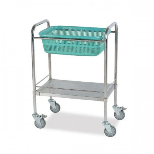 구로메디칼 > 구로메디칼 DLMD-BC1 BASKET CART 병원용 의료용 플라스틱 바구니 카트