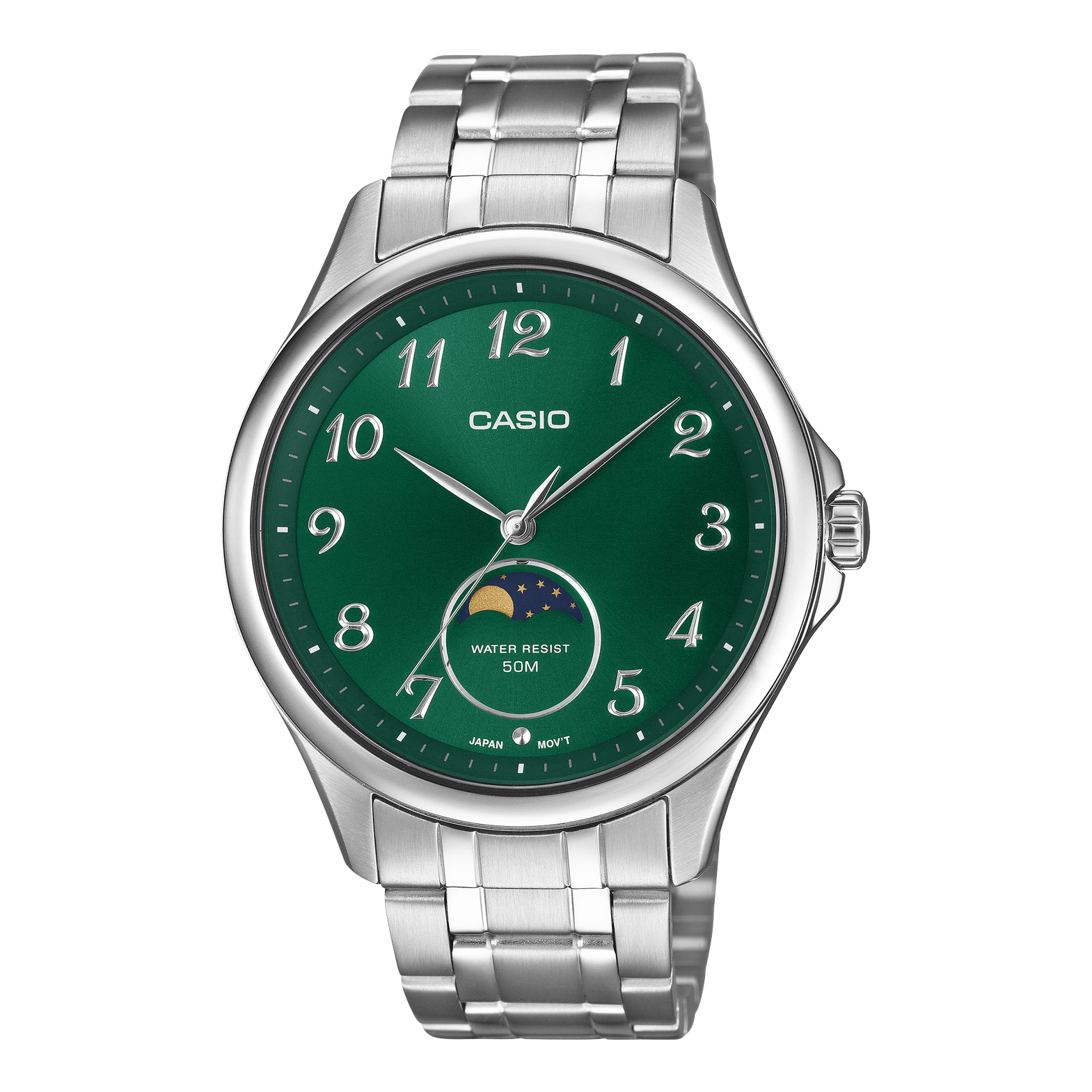 카시오워치스 > 아날로그 드레스시계(남성용)  > MTP-M110  > MTP-M110D-3A 카시오 손목시계