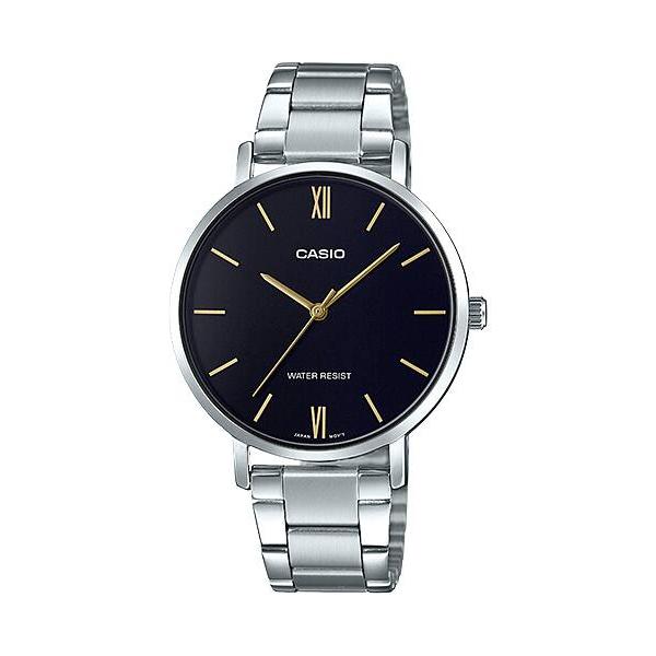 카시오워치스 > 아날로그 드레스시계(여성용)  > LTP-VT01  > LTP-VT01D-1B 카시오 여자 손목 시계