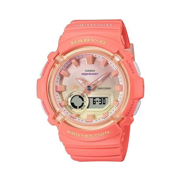 카시오워치스 > G-SHOCK > BABY-G > BGA-280AQ-4A 카시오 손목 시계