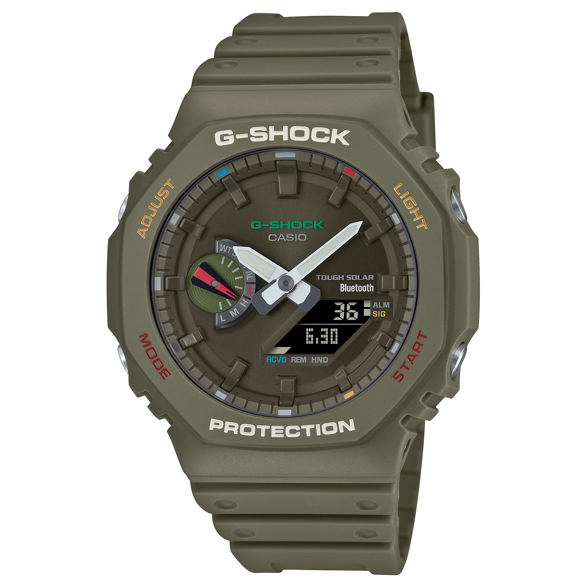 카시오워치스 > 스마트폰연결(블루투스) > GA-B2100FC-3A 카시오 손목 시계