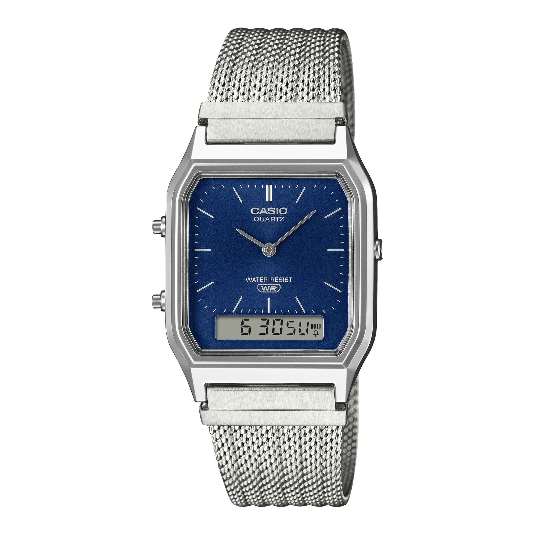 카시오워치스 > 아나디지(아날로그+디지털) 드레스시계  > AQ-230  > AQ-230EM-2A 카시오 손목시계