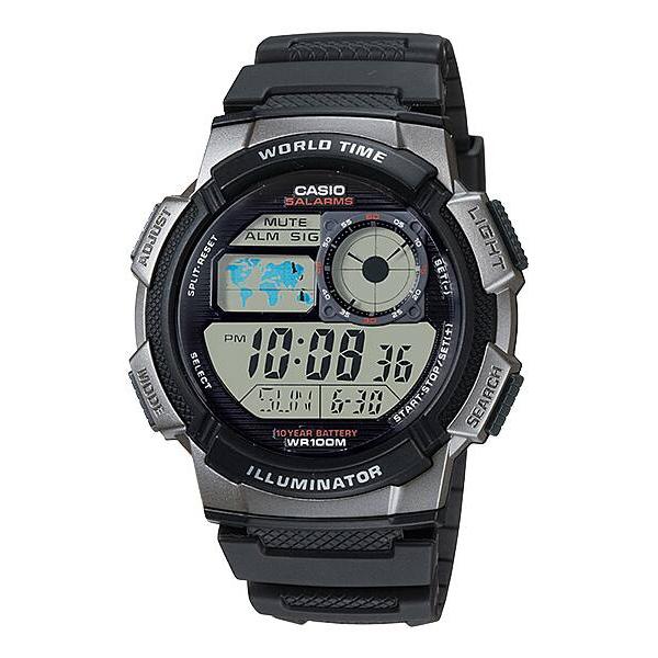 카시오워치스 > 디지털(전자) 스포츠시계(남성용) > AE-1000 > AE-1000W-1B 카시오 손목 시계