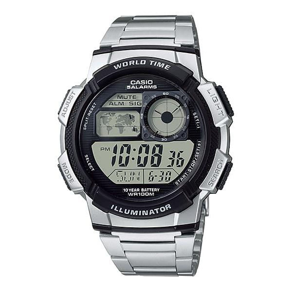 카시오워치스 > 디지털(전자) 스포츠시계(남성용)  > AE-1000  > AE-1000WD-1A 카시오 손목 시계