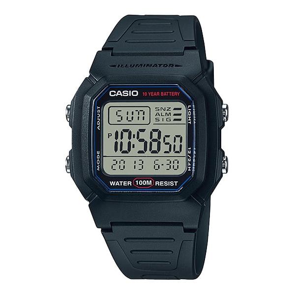 카시오워치스 > 디지털(전자) 스포츠시계(남성용)  > W-800  > W-800H-1A 카시오 손목 시계