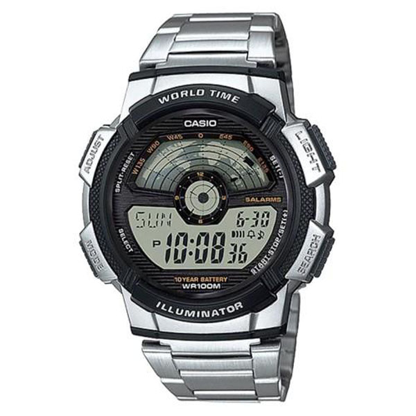 카시오워치스 > 디지털(전자) 스포츠시계(남성용)  > AE-1100  > AE-1100WD-1A 카시오 손목 시계