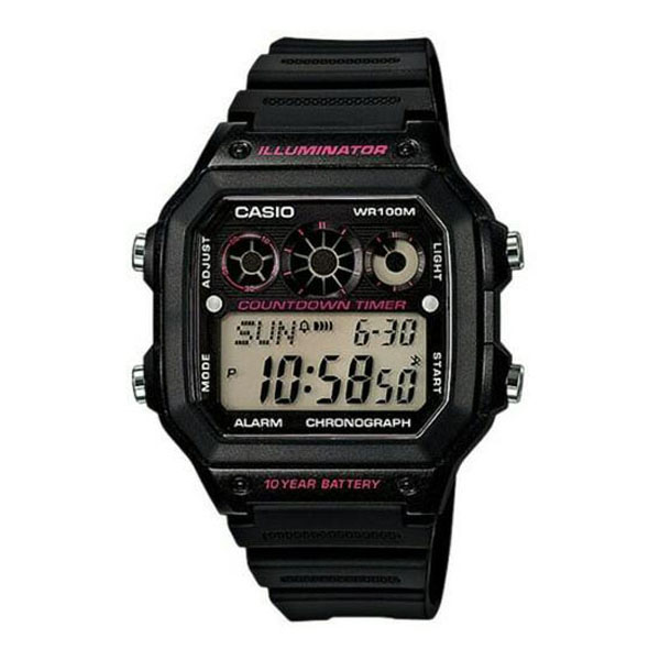 카시오워치스 > 디지털(전자) 스포츠시계(남성용)  > AE-1300  > AE-1300WH-1A2 카시오 손목 시계