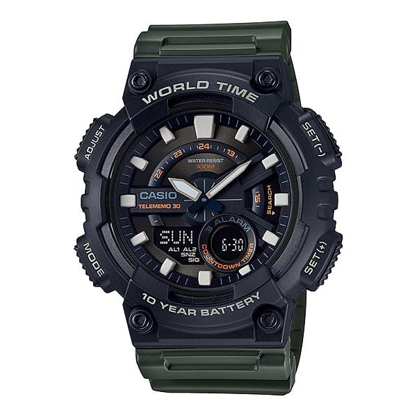 카시오워치스 > 10년배터리  > AEQ-110W-3A 카시오 손목 시계