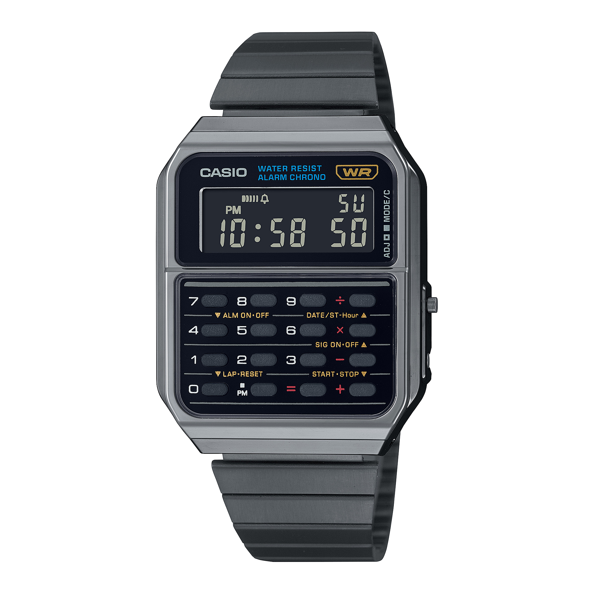 카시오워치스 > 데이타뱅크(전자) 시계  > CA-500  > CA-500WEGG-1B 카시오 손목 시계