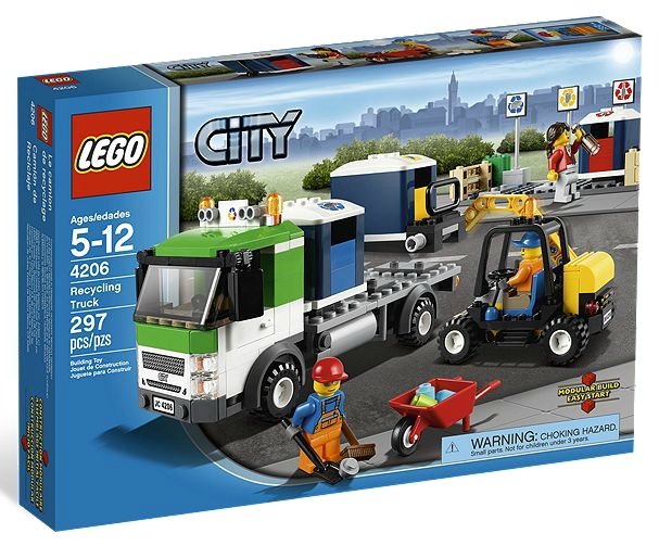 아빠의블록 > 시티  > 레고 4206 리사이클링 트럭(국내재고,무료택배)